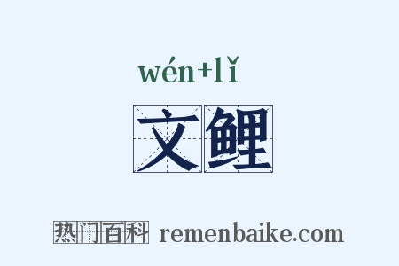 文鲤是什么意思的图片